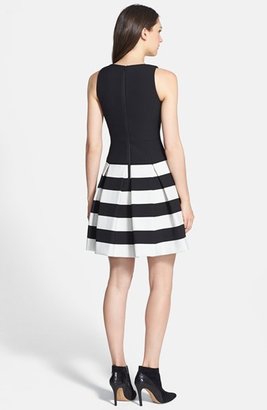 Milly 'Anna' Stretch Crepe Fit & Flare Dress
