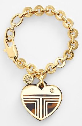 Tory Burch 'Adeline' Logo Charm Bracelet