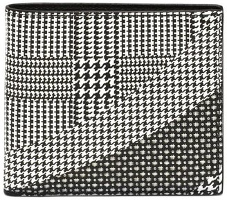 Alexander McQueen Grey Abstract Print Billfold Wallet