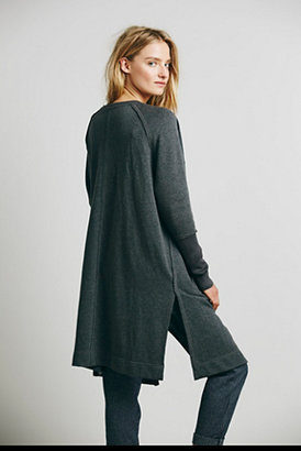 Free People Washed Slouchy Cardi