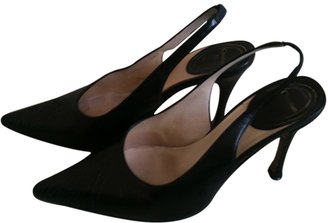 Christian Dior Black Leather Heels