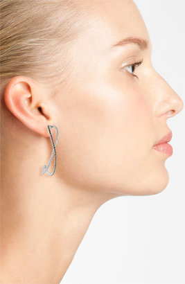 Judith Jack 'Licorice' Large Hoop Earrings