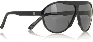 Fendi Aviator-style acetate sunglasses