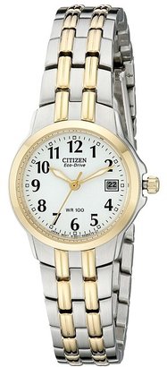 Citizen EW1544-53A Eco-Drive Silhouette Sport Two-Tone Watch Diving Watches