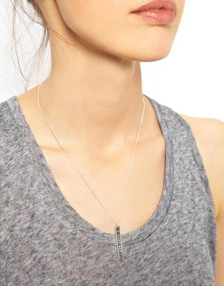 ASOS & Wear That There Sterling Silver 'I Want Out' Necklace