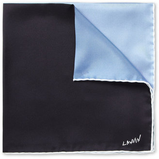 Lanvin Four-Tone Silk Pocket Square