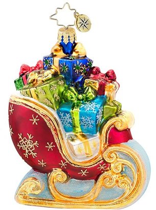 Christopher Radko Sleigh with Presents Ornament