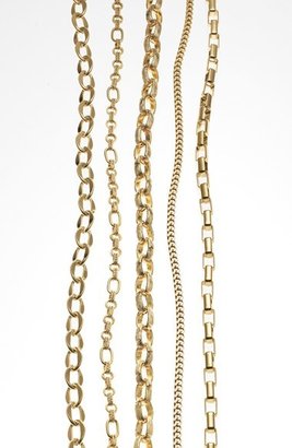 Nordstrom Long Textured Link Necklace