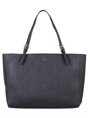 Tory Burch York Saffiano Embossed Leather Tote Bag