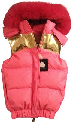 Pyrenex Pink Synthetic Biker jacket