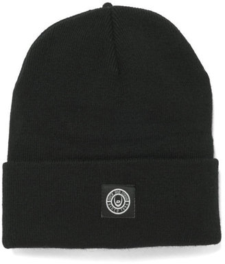 Duck and Cover Men's Roll Cuff Beanie - Neo Black
