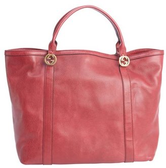 Gucci raspberry leather 'Miss GG' tote