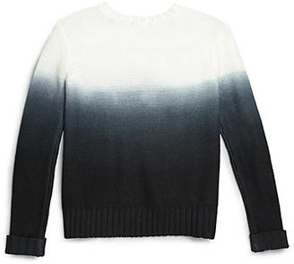 Design History Girl's Ombré Cable Knit Sweater