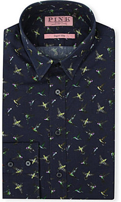 Thomas Pink Hummingbird single-cuff cotton shirt - for Men