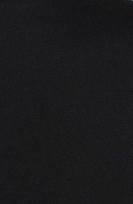 Versace Black Jersey Double Breasted Peak Lapel Blazer
