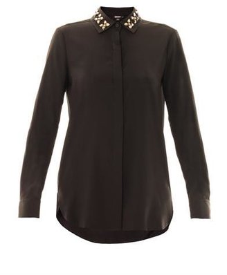 DKNY Embellished collar shirt