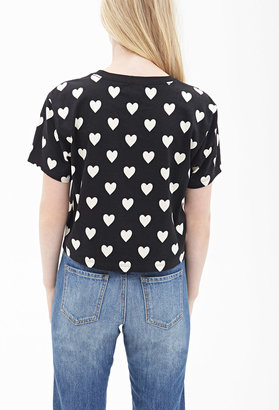 Forever 21 Boxy Print Tee