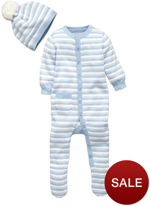 Ladybird Knitted Sleepsuit And Hat