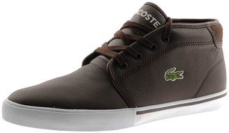 Lacoste Ampthill Trainers Dark Brown