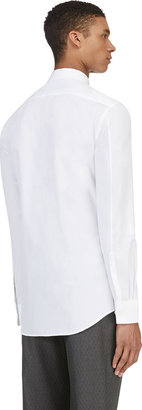 Neil Barrett White Safety Pin Shirt