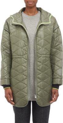 Alexander Wang T by Quilted Hooded Jacket
