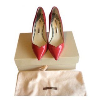 Webster Sophia Red Patent leather Heels