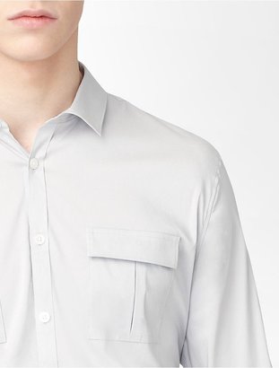 Calvin Klein Mens X Fit Ultra Slim Fit Tab-Sleeve Casual Shirt  Duplicate Upcs