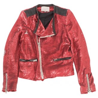 IRO Red Glitter Jacket