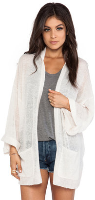 Wildfox Couture Slouch Nude Beach Cardigan