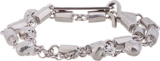 Alexander McQueen Silver Rifle Chain Bracelet