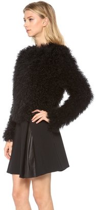 Thakoon Mongolian Fur Pullover