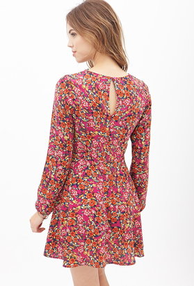 Forever 21 Blooming Floral Print Dress