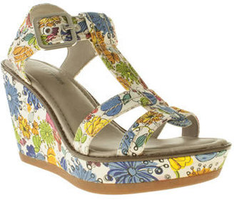 Hush Puppies womens multi cores floral sandals