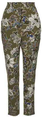 Topshop Womens **Tapered Trousers by Love - Olive