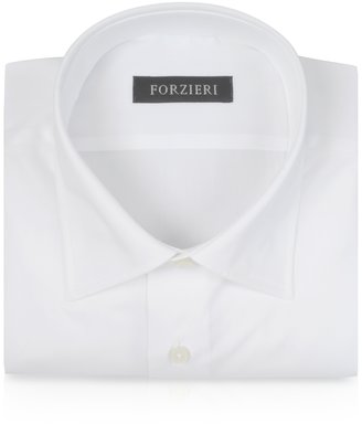 Forzieri White Cotton Men's Dress Shirt