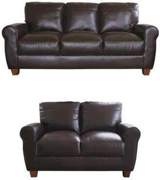 Mito 3-Seater + 2-Seater Leather Sofa Suite