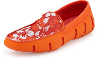 Swims Floral Water-Resistant Loafer, Orange
