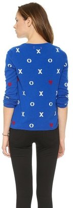 Chinti and Parker Hugs Kisses Hearts Cashmere Sweater