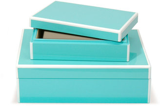 Elle Lacquer Luxe Storage Boxes (Set of 2)