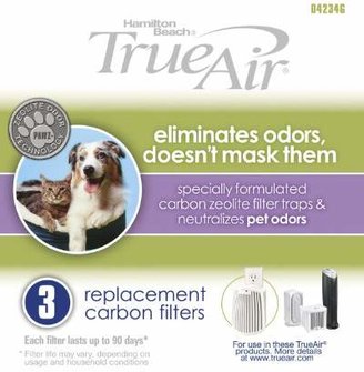 Hamilton Beach Replacement Carbon Pet Filter. Works with TrueAir 04384