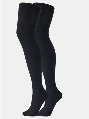 Pretty Polly 100D Supersoft Opaque Tights (2 Pack)