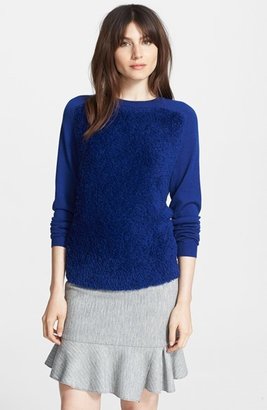Tibi Merino Wool & Faux Fur Sweater