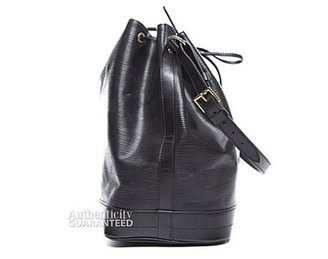 Louis Vuitton Pre-Owned Black Epi Leather Noe Bag