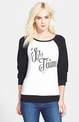 Wildfox Couture 'I Love You' Long Sleeve Tee