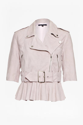 French Connection Desert Suede Belted Jacket