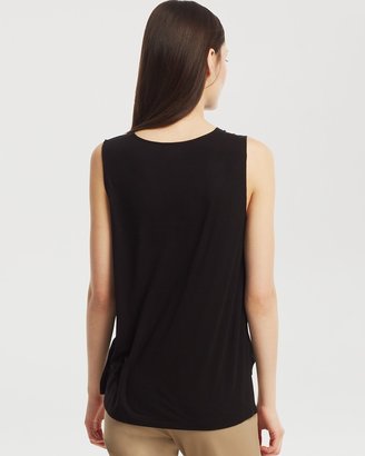 Kenneth Cole New York Dahlia Drape Front Knit Top