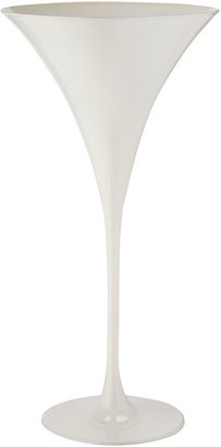 Linea Ghost white martini glass