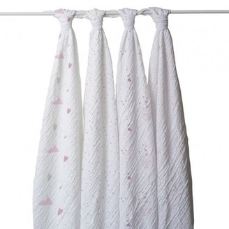 Aden Anais Aden + Anais 4 Pack of Lovely Swaddles