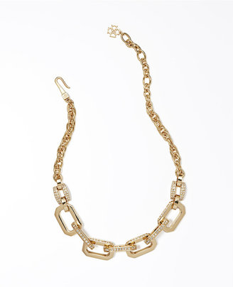 Ann Taylor Modern Classic Bold Link Necklace