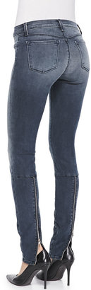 J Brand Jeans Kamila Crush Zip-Back Skinny Jeans